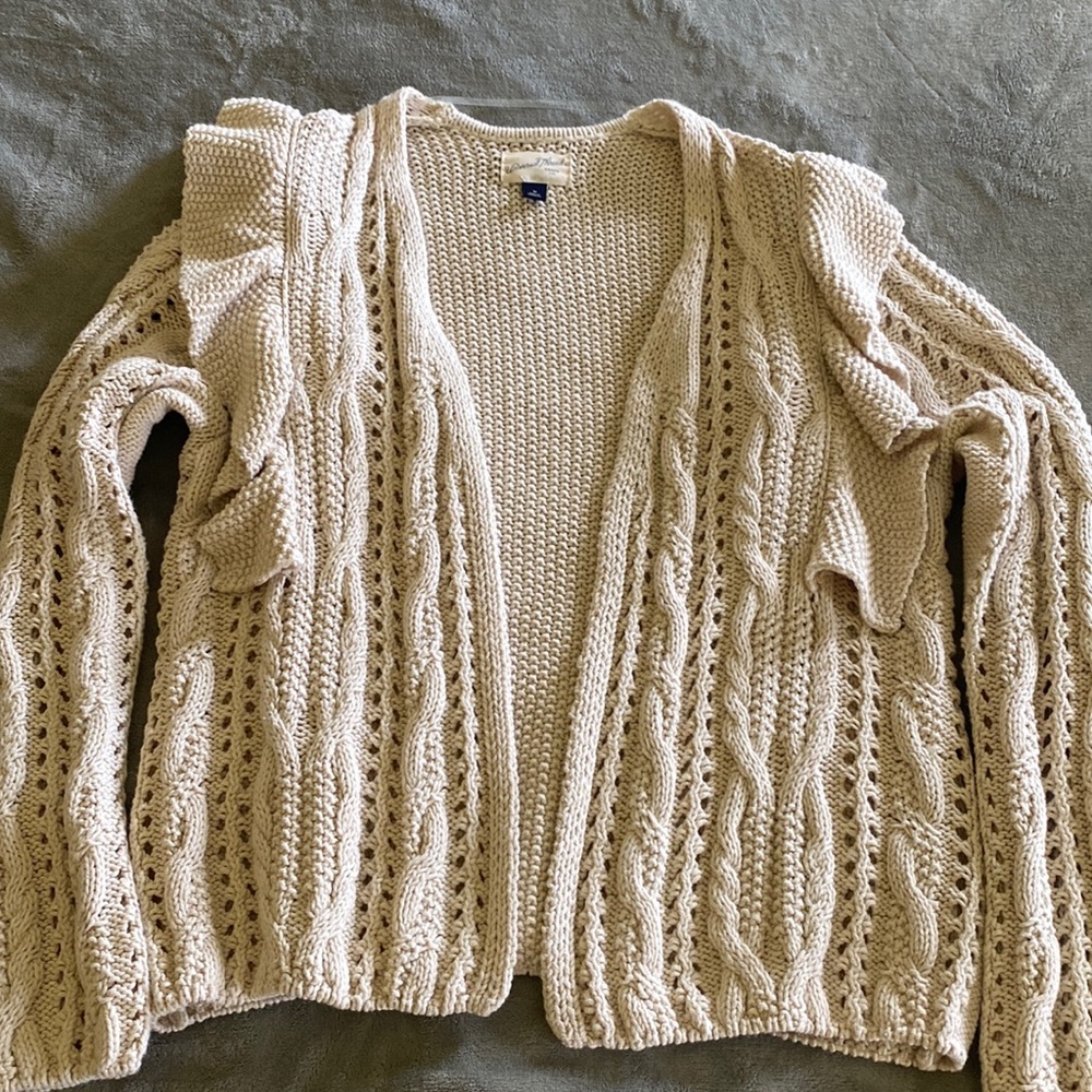 Open cardigan